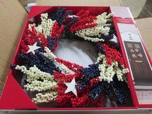 case of 4 patriotic wreaths ...