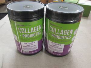 2 bottles of collagen probiotics p...