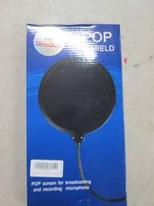 pop shield for broadcasting and rec...
