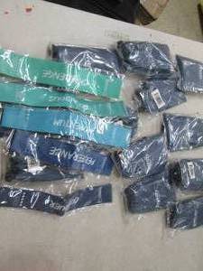 lot of 13 exercise bands 5 per pack...