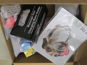 box of dog harness, dog picture, ma...