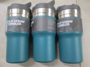 lot of 3 new stanley flip straw tum...