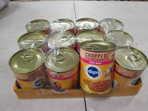 12 cans of pedigree chopped ground ...