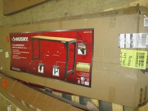husky 72 inch workbench missing har...