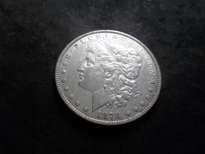 1878 Morgan Silver Dollar 7 Over 8 Tail Feathers