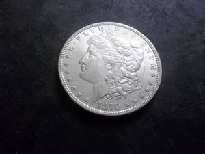 1879 O Morgan Silver Dollar