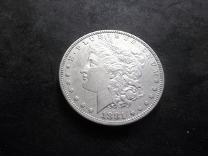 1881 Morgan Silver Dollar
