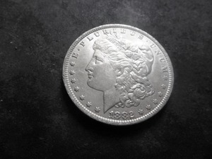 1882 O Morgan Silver Dollar