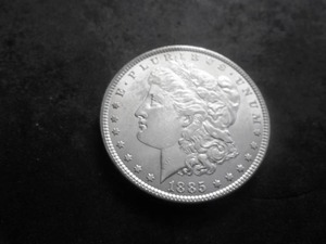 1885 Morgan Silver Dollar
