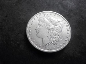 1886 O Morgan Silver Dollar