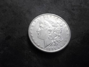 1887 Morgan Silver Dollar