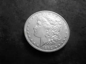 1892 Morgan Silver Dollar