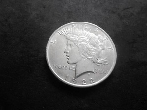 1922 Silver Peace Dollar