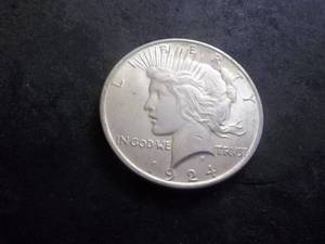 1924 Silver Peace Dollar