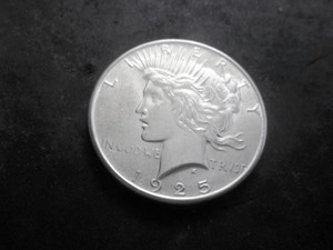 1925 Silver Peace Dollar