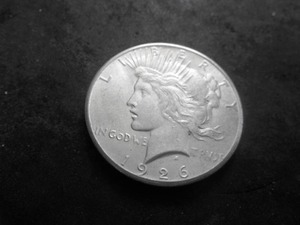 1926 Silver Peace Dollar
