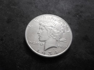 1934 Silver Peace Dollar
