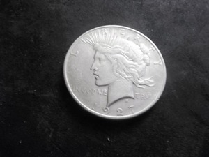 1927 D Silver Peace Dollar