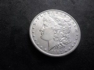 1884 Morgan Silver Dollar