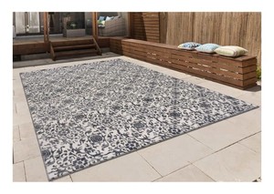 lot 544 image: Carmel IndoorOutdoor Area Rug Or Runner By Art Carpet, Gray - 7 6 x 10