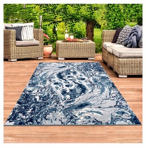 lot 548 image: Carmel IndoorOutdoor Area Rug by Art Carpet, Blue - 7 6 x 10