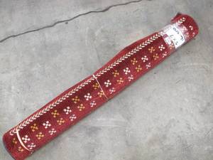 lot 551 image: Polyester Area Rug, MaroonGoldWhite - Rug Size  5 ft. x 7 ft.