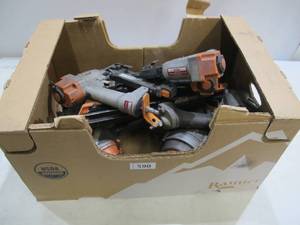 lot 590 image: Lot of USED AS-IS Power Tools - Nailers and Staplers