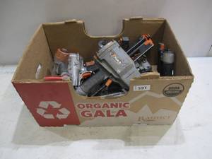 lot 591 image: Lot of USED AS-IS Power Tools - Nailers and Staplers