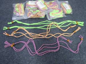 lot 35 image: 8- 6pks Woven Bracelets...
