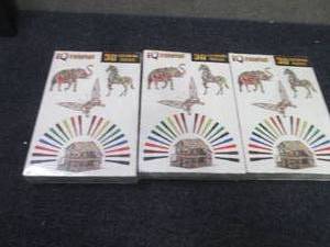 lot 43 image: 3 IQ Builder Sets- 3D Coloring Puzz...
