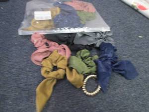 lot 56 image: 2- 6pks Elegant Hair Scrunchies...
