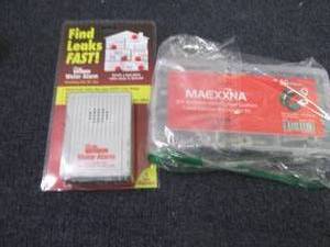lot 104 image: Water Alarm, Cable Clamps...