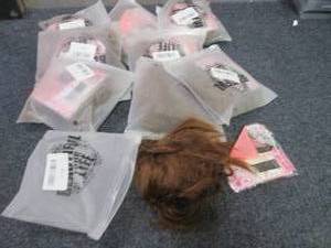 lot 123 image: 9 Beautiful Your Life Hair Piece Ex...