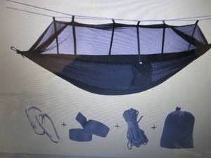 lot 130 image: Yeeco Double Camping Hammock, Porta...