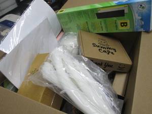 lot 137 image: Box of Small Overstocks & Returns...