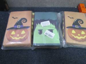 lot 155 image: 3- 48 ct pks Halloween Treat Bags...