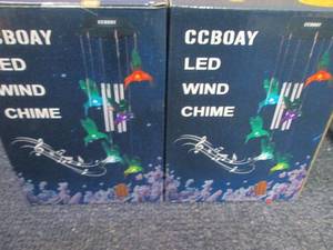 lot 163 image: 2 LED Wind Chimes...