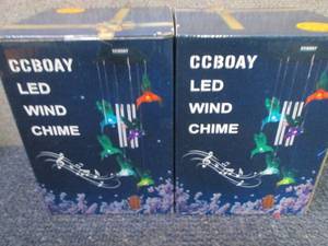 lot 164 image: 2 LED Wind Chimes...