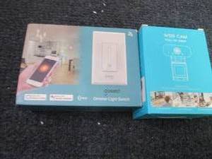 lot 174 image: Dimmer Light Switch, Web Cam...