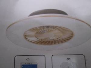 lot 272 image: Fan Lamp with Remote open box...