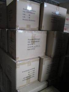 lot 331 image: Pallet of 80cs Blue Disposable Wat...