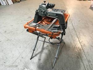 12 Amp Corded 8 in. Tile Saw with Extended Rip by RIDGID Customer Returns See Pictures