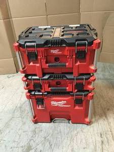 PACKOUT 22 in. Modular Tool Box Storage System by Milwaukee Customer Returns See Pictures