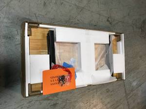 Industrial 4 ft. Folding Wood Top Workbench by Unbranded Customer Returns See Pictures