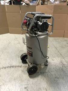 20 Gal. Vertical Electric-Powered Silent Air Compressor by Husky Customer Returns See Pictures