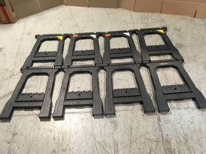 Lot of 22 in. Folding Sawhorse (2-Pack) by Stanley Customer Returns See Pictures