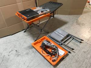 Ridgid Tile Saw Cutter For Parts Only See Pictures