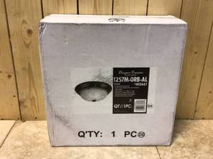 Decorative Flushmount 14 Medium 2-Light Oil Rubbed Bronze Ceiling Flush Mount by Designers Fountain Customer Returns See Pictures