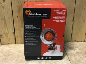Single Burner 15,000 BTU Radiant Tank Top Propane Portable Heater by Dyna-Glo Customer Returns See Pictures