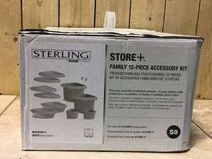 Sterling Family 12-Piece Shelf Kit in White Customer Returns See Pictures